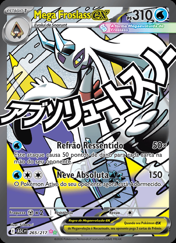 Mega Froslass ex, número 265