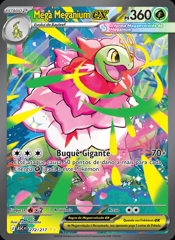 Mega Meganium ex, número 272