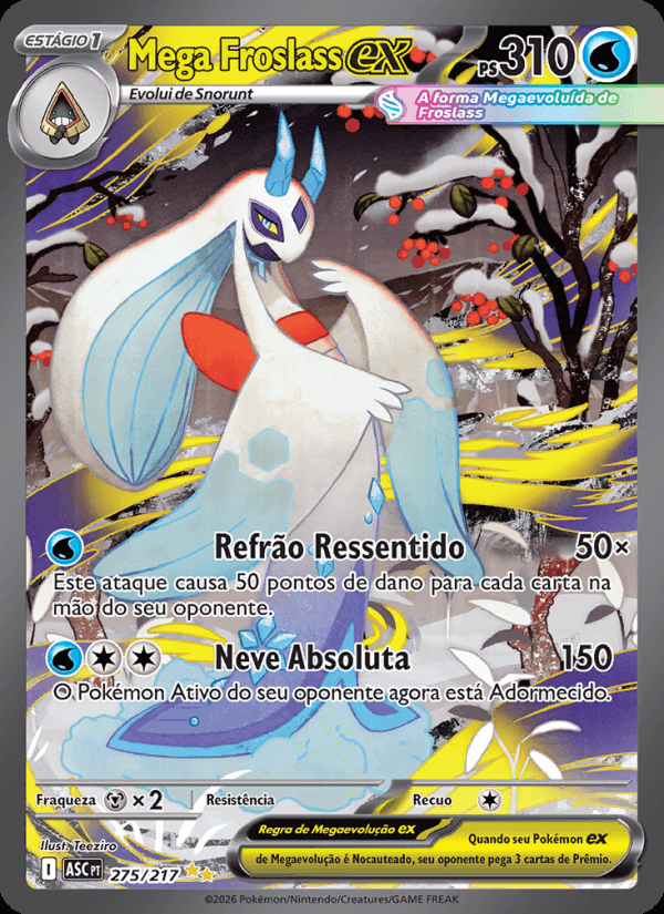 Mega Froslass ex, número 275