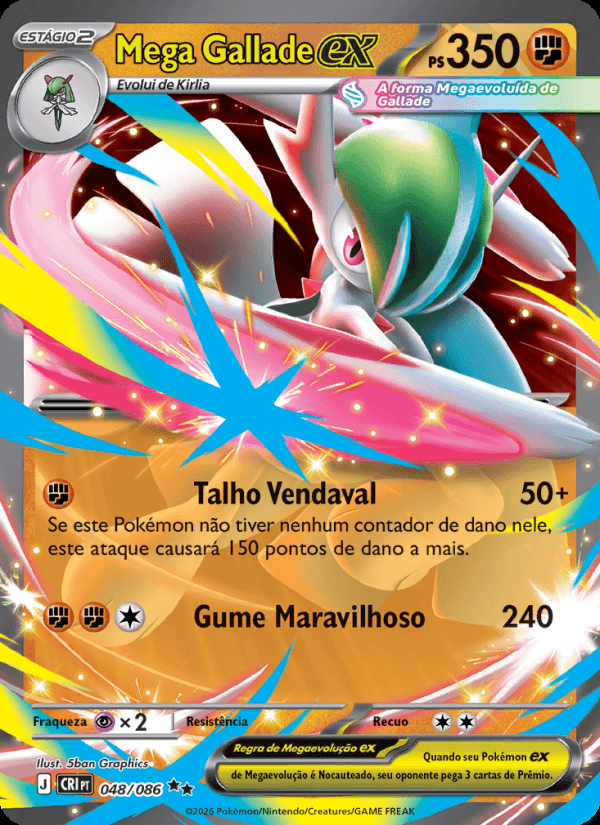 Mega Gallade ex, número 048