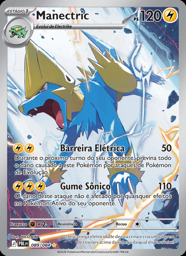 Manectric, número 089