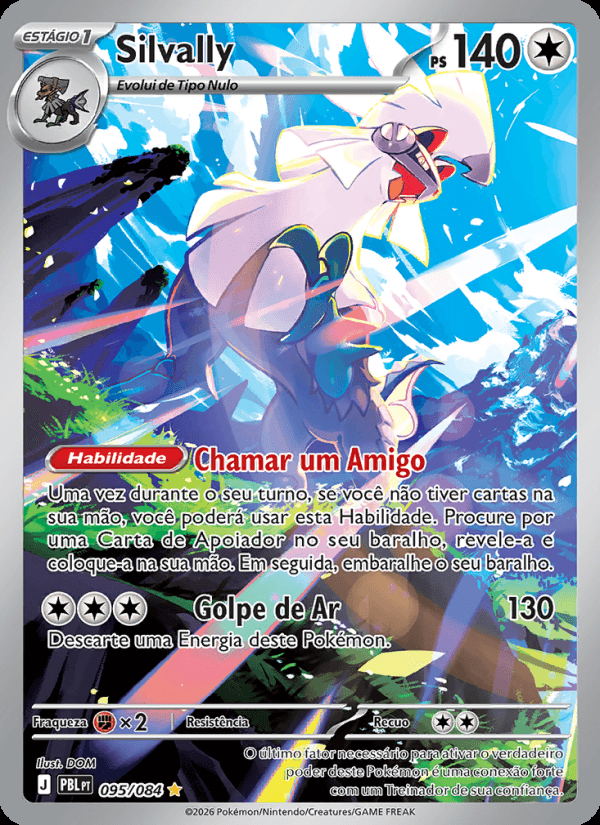 Silvally, número 095